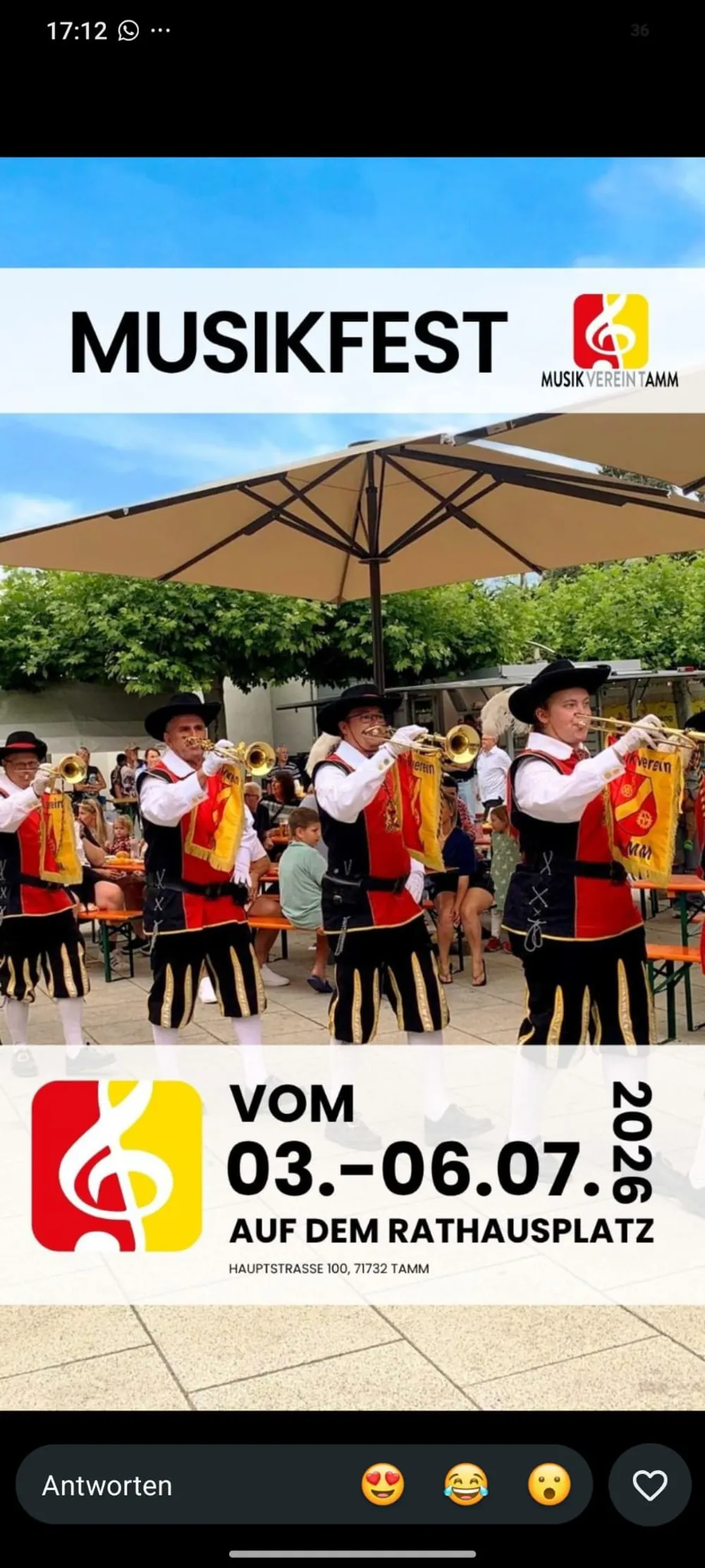 Musikfest des MV Tamm 